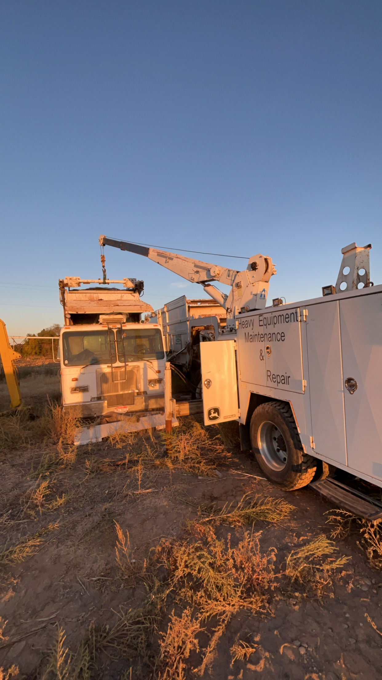 DRS service truck on a job site